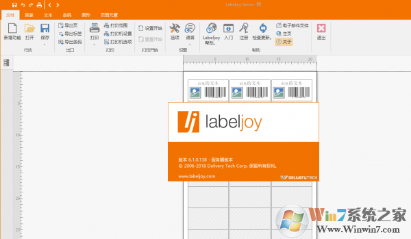 LabelJoy 6破解版_LabelJoy Server（條碼設(shè)計(jì)/打?。﹙6.1.0.138綠色漢化版
