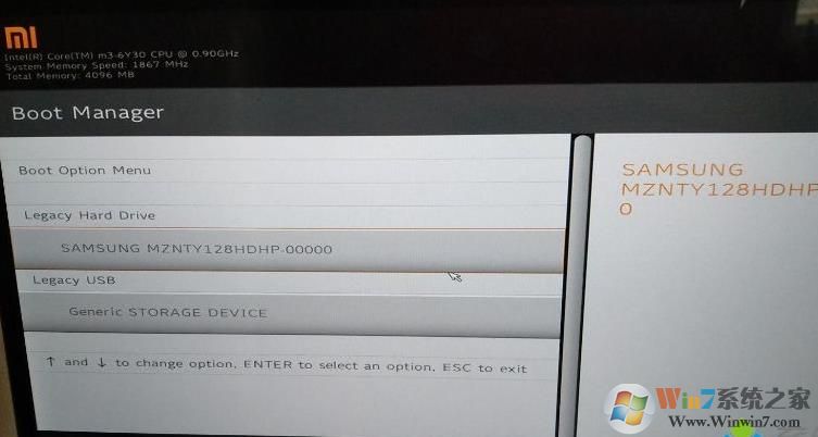 小米筆記本裝Win7 BIOS設(shè)置+U盤啟動教程