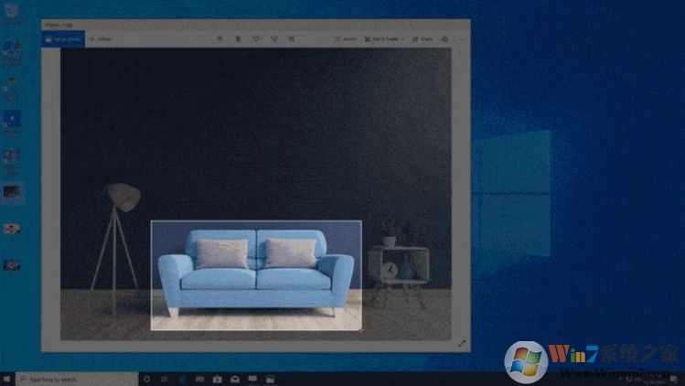 Win10搜索框支持必應截圖搜索