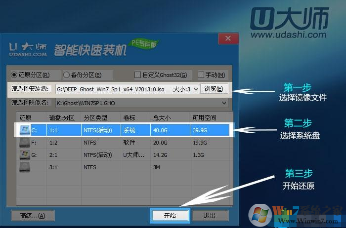 2020 U大師Win7 64位旗艦版純凈系統(tǒng)鏡像(極速新機版)V2020