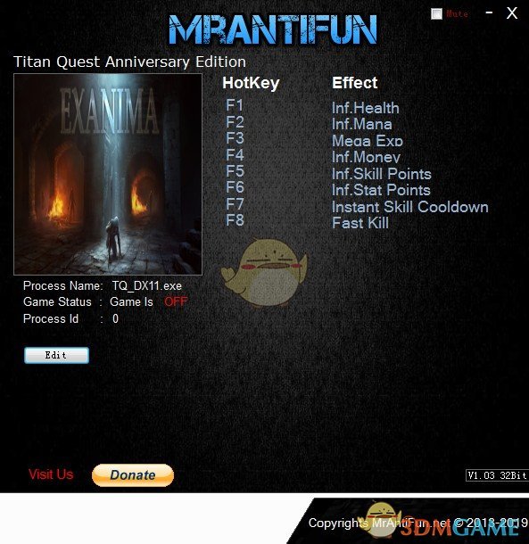 《泰坦之旅》v2.1.1八項修改器[MrAntiFun]
