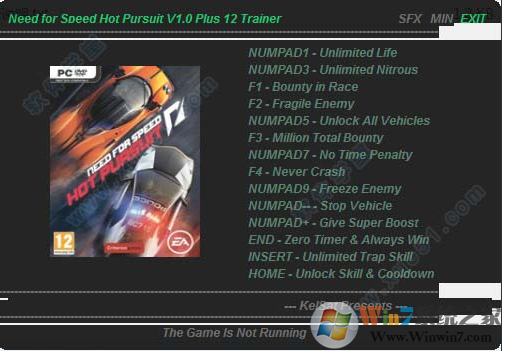 極品飛車14十四項修改器[風(fēng)靈月影] v1.05最新版