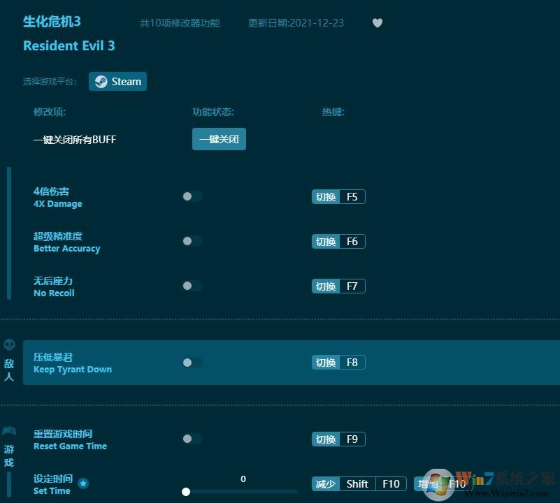 生化危機(jī)3十項修改器