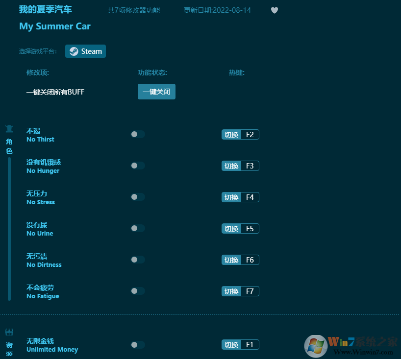 我的夏季汽車(chē)全能修改器 v2022最新版