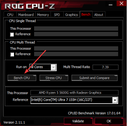 CPU-Z(處理器測(cè)試)